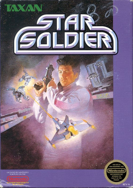 Star Soldier box art for MSX